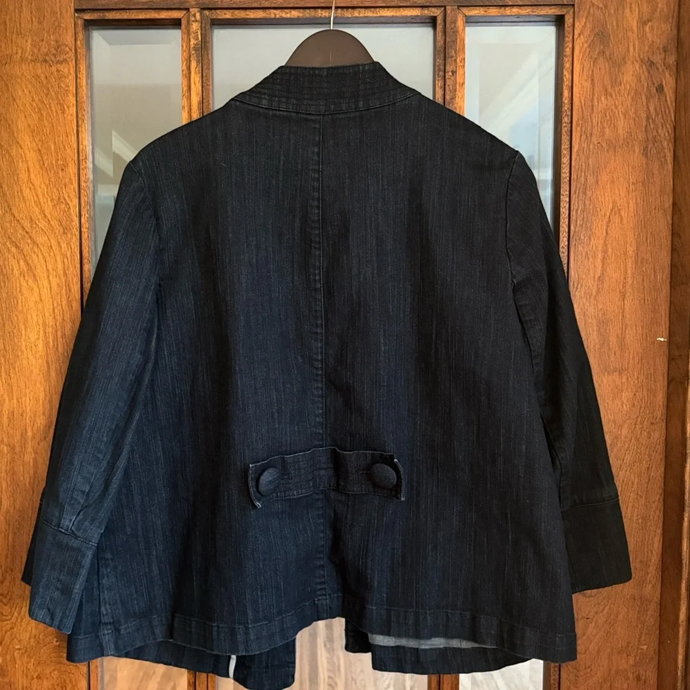 Talbots Stretch Indigo Denim Jacket - Picture 5 of 6
